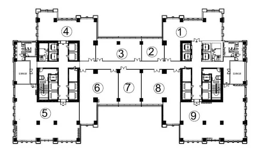 上海銀行大廈平面圖